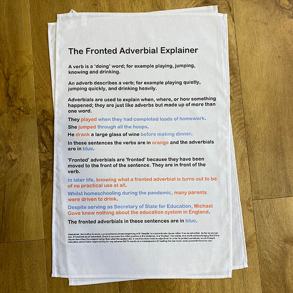 The Fronted Adverbial Tea Towel