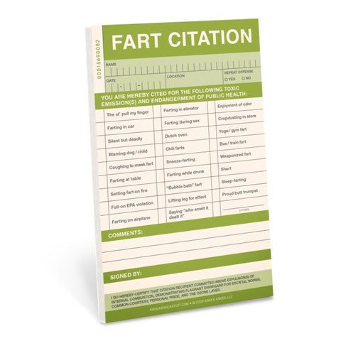 Fart Citation Pad