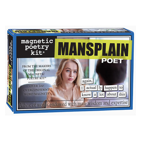 Magnetic Poetry - Mansplain Edition