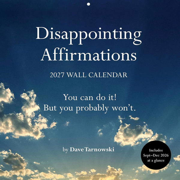 Disappointing Affirmations: 2027 Wall Calendar