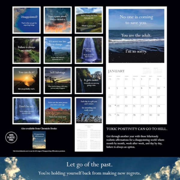 Disappointing Affirmations: 2026 Wall Calendar
