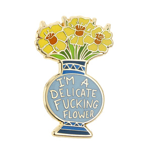 Delicate Flower Enamel Pin