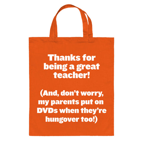 Hungover Tote Bag for Teachers