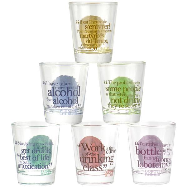 Great Drinkers Shot Glasses