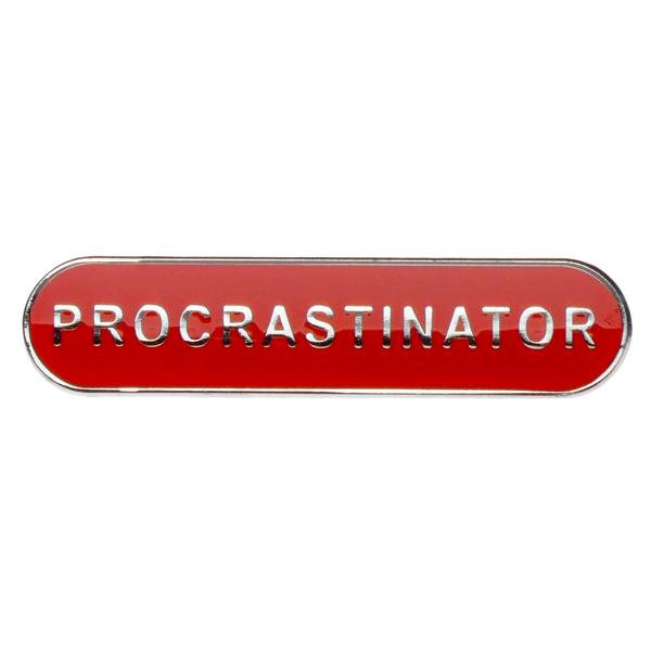 Procrastinator Enamel Pin